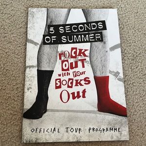 Rock Out With Your Socks Out Official Tour Programme - 5 Seconds of Summer